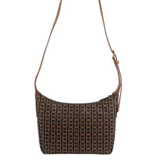 Fossil Cecilia Small Crossbody Bag Chain Print Brown Bag - Picture 4 of 6